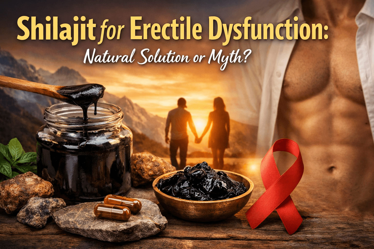 Shilajit for erectile dysfunction, natural solution or myth?